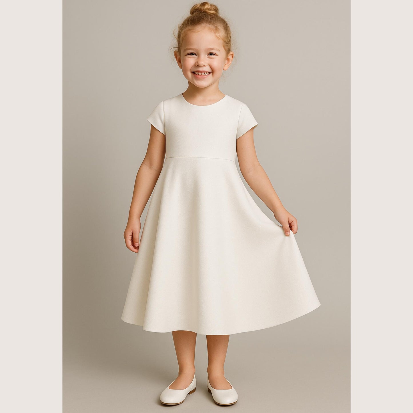 Birthday Girl Dress Sewing Pattern Midi Kids Dress Sewing Pattern