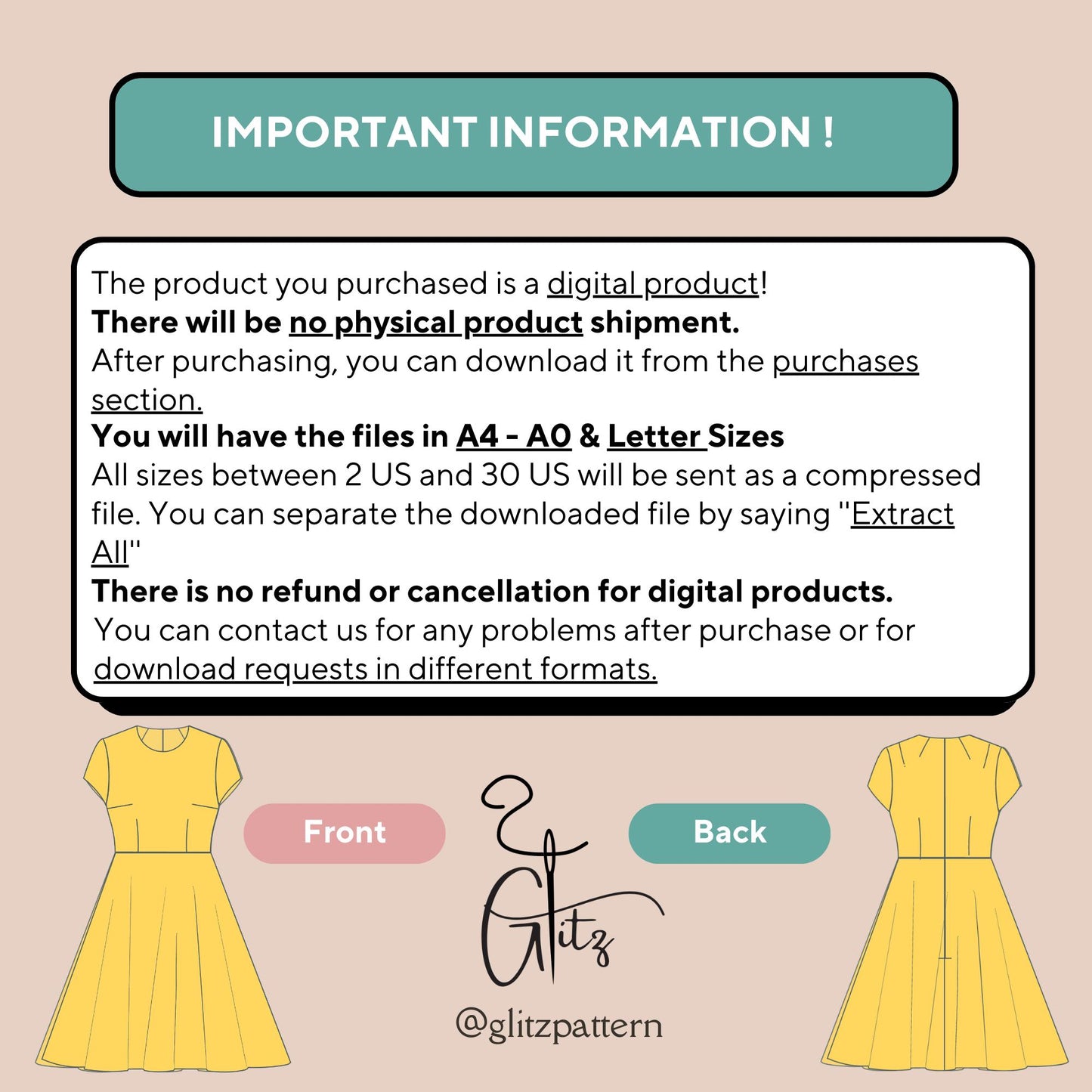 Midi Cocktail Dress Circle Dress Sewing Pattern Midi Prom Dress Digital Pattern PDF