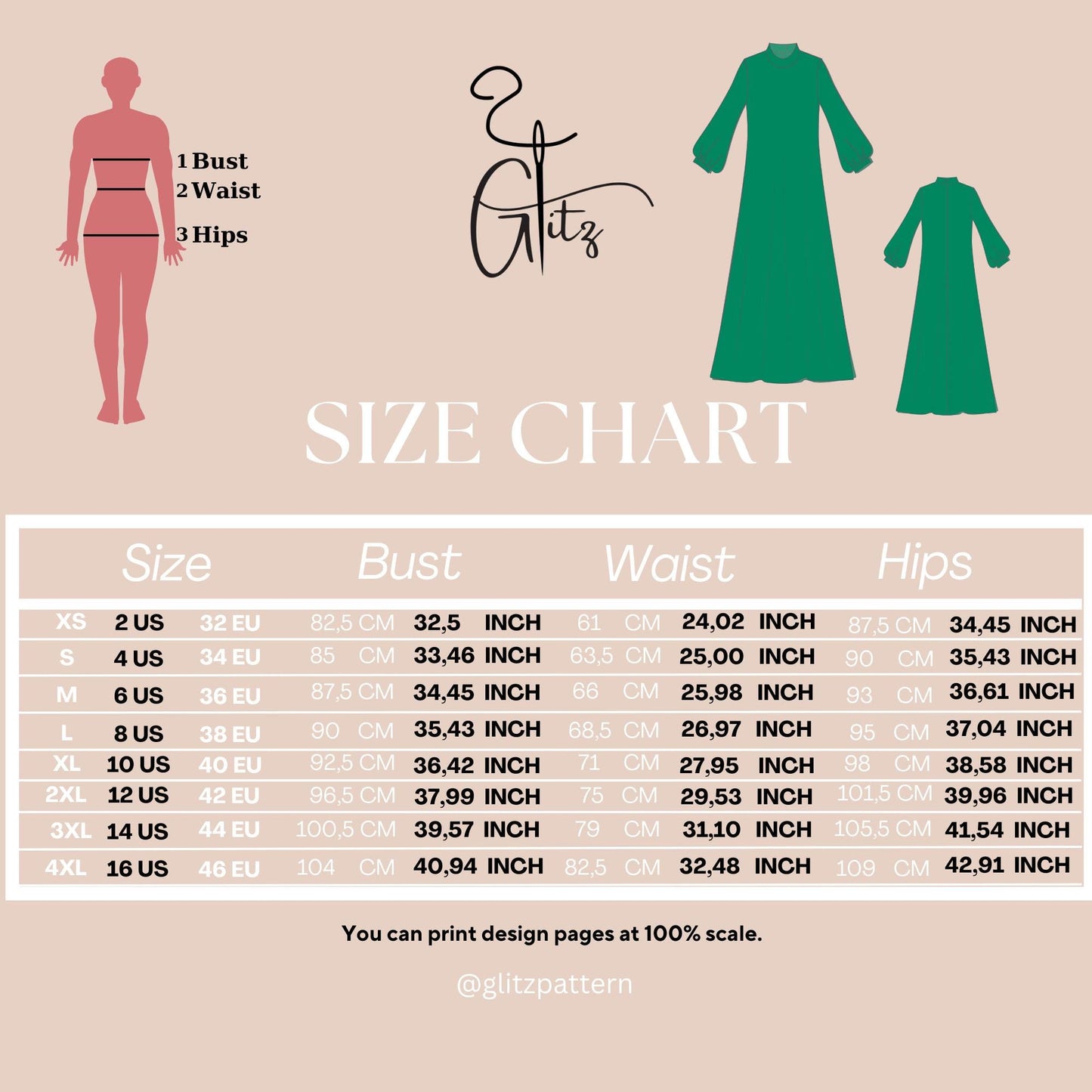 Long Sleeve Hijab Dress Modest Abaya Dress Sewing Pattern Long Robe Kaftan Modest, Hijab Maxi Evening Dress Sewing Pattern