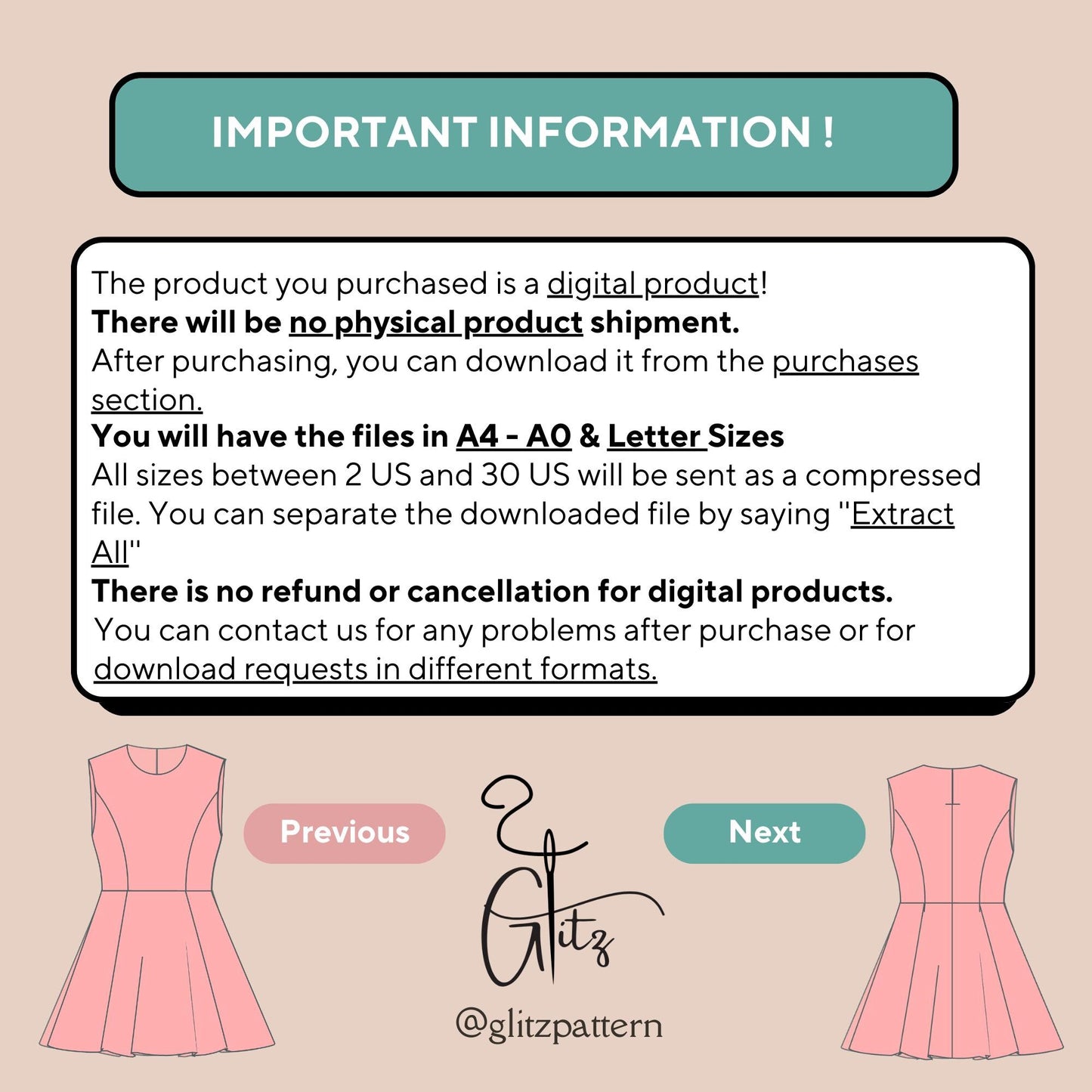 Full Panel Dress Sewing Pattern Mini Summer Dress Pattern Plus Size Pattern PDF Mini Evening Dress Pattern