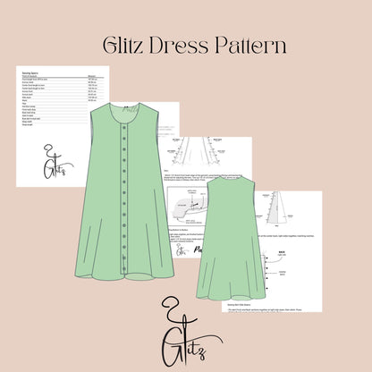 Girls Summer Dress Sewing Pattern Girl Buttoned Dress Flower Girl Dress Pattern