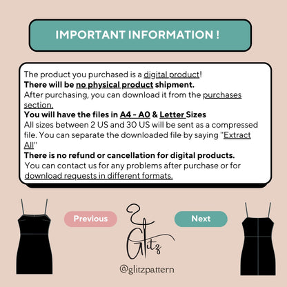 Isa Basic Mini Dress Sewing Pattern Casual Dress Pattern Easy Digital Pattern
