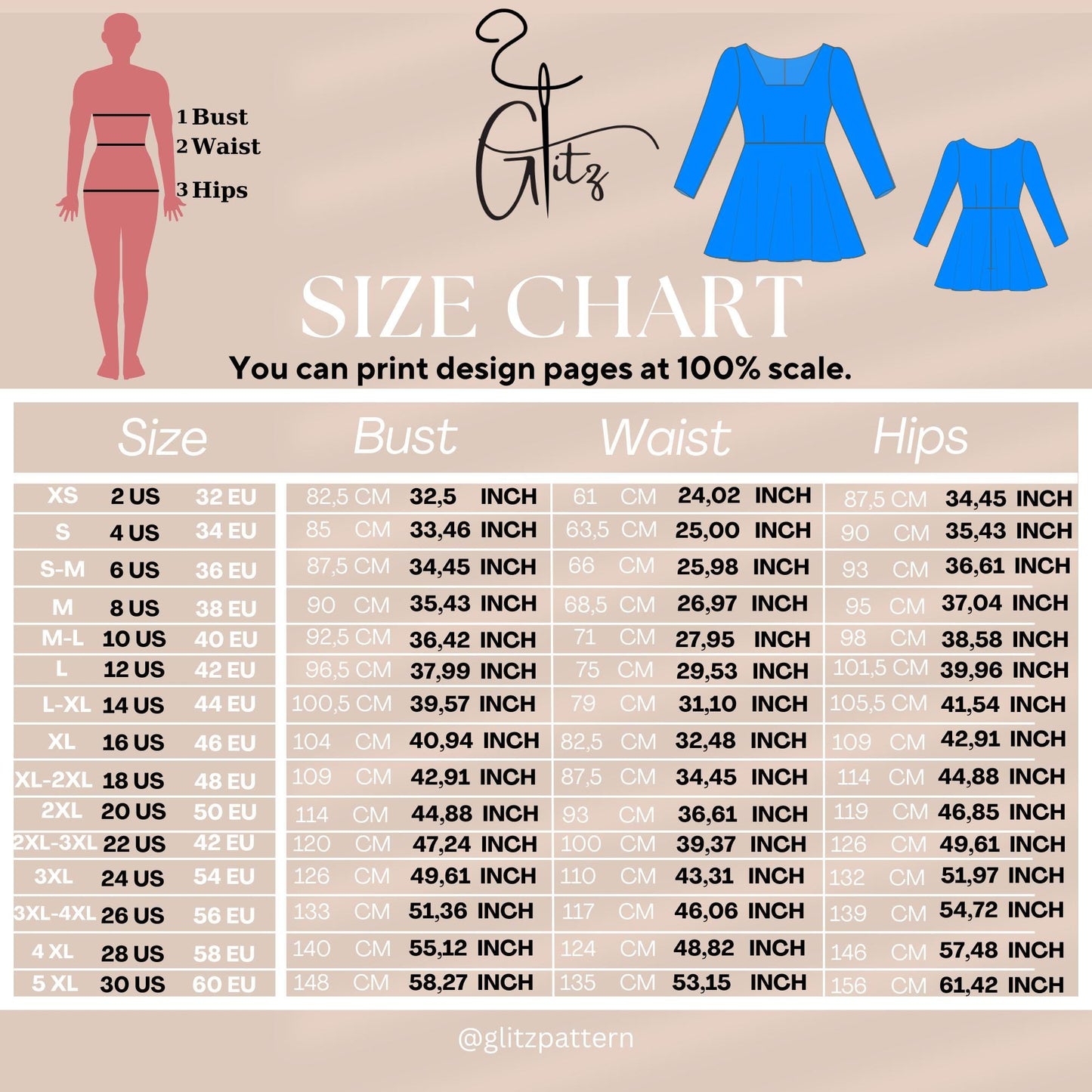Star Selkie Puff Dress Pattern Long Sleeve Mini Evening Dress Pattern PDF Digital Sewing Pattern