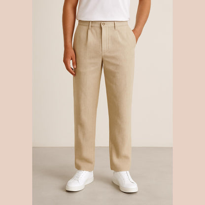 Men’s Pants Sewing Pattern | Classic Straight Leg Trousers PDF | Relaxed Fit Mens Linen Pants Pattern Digital Download