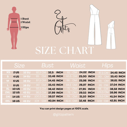 One Shoulder Basic Jumpsuit Sewing Pattern Women Jumpsuit Pattern Summer Jumpsuits Women Rompers Evening Cocktail Jumpsuit