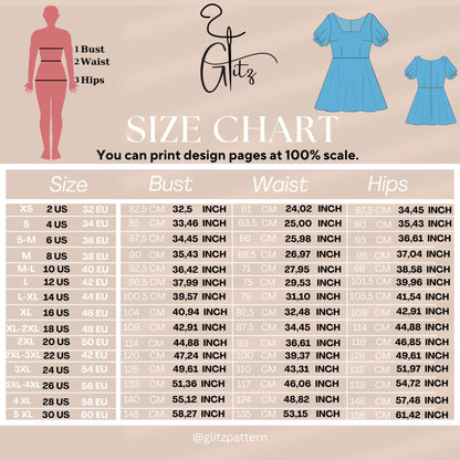 Azure Puff Sleeve Mini Selkie Dress Sewing Pattern