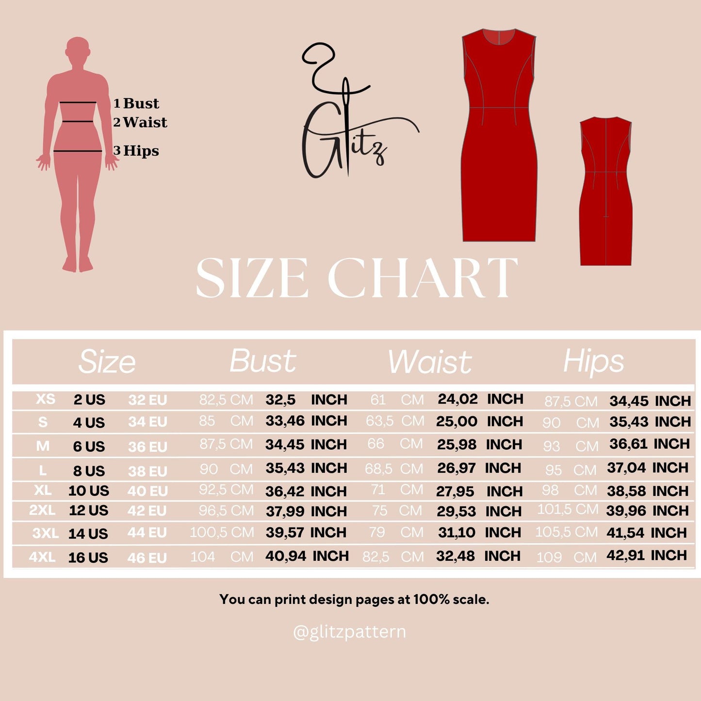 Sleeveless Dress Sewing Pattern Classic Silhouette Pencil Dress Sewing Pattern Women Office Dress Easy Sewing Pattern