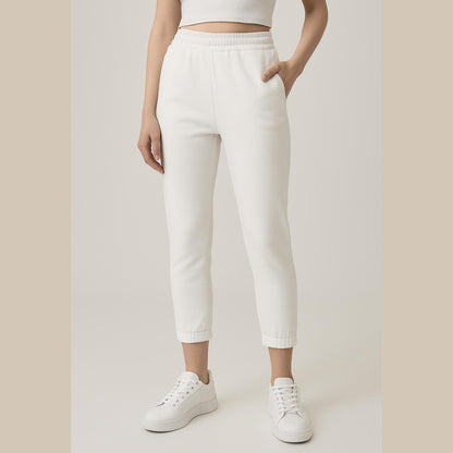 Women's Jogger Pants Sewing Pattern PDF | Elastic Waist & Cuffs, In-Seam Pocket