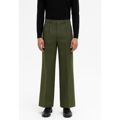 Men’s Wide Leg Pants Sewing Pattern | Pleated Trousers PDF | Relaxed Fit Mens Pants Pattern Digital Download