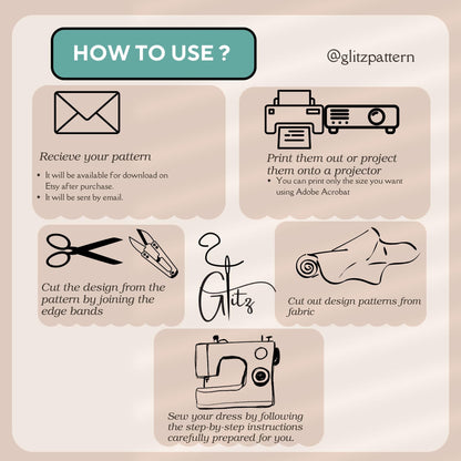 Summer Linen Pants Sewing Pattern Women Pants Pattern Trousers Pattern Easy Sewing Pattern