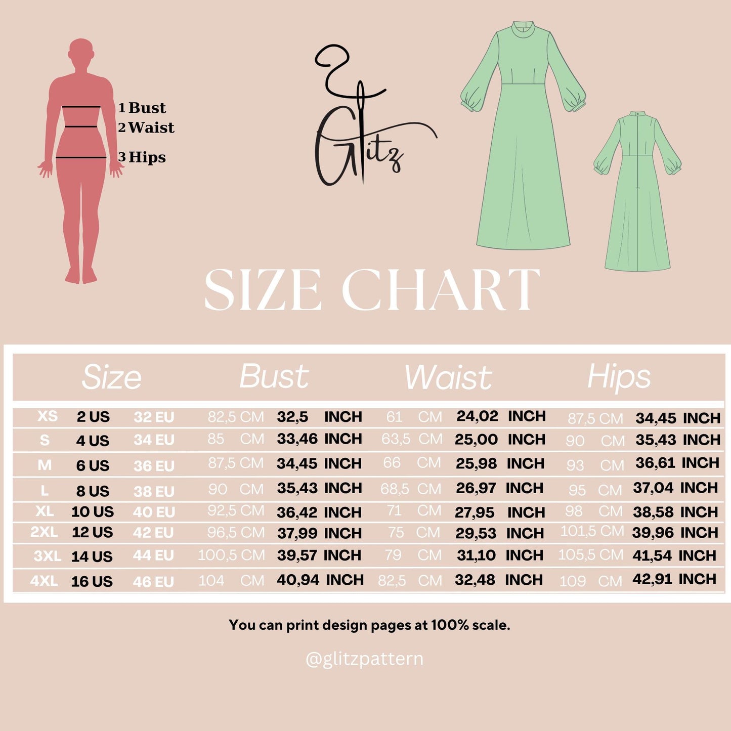 Modest Dress Sewing Pattern Puff Sleeve Evening Dress Long Sleeve Dress Hijab Abaya Pattern