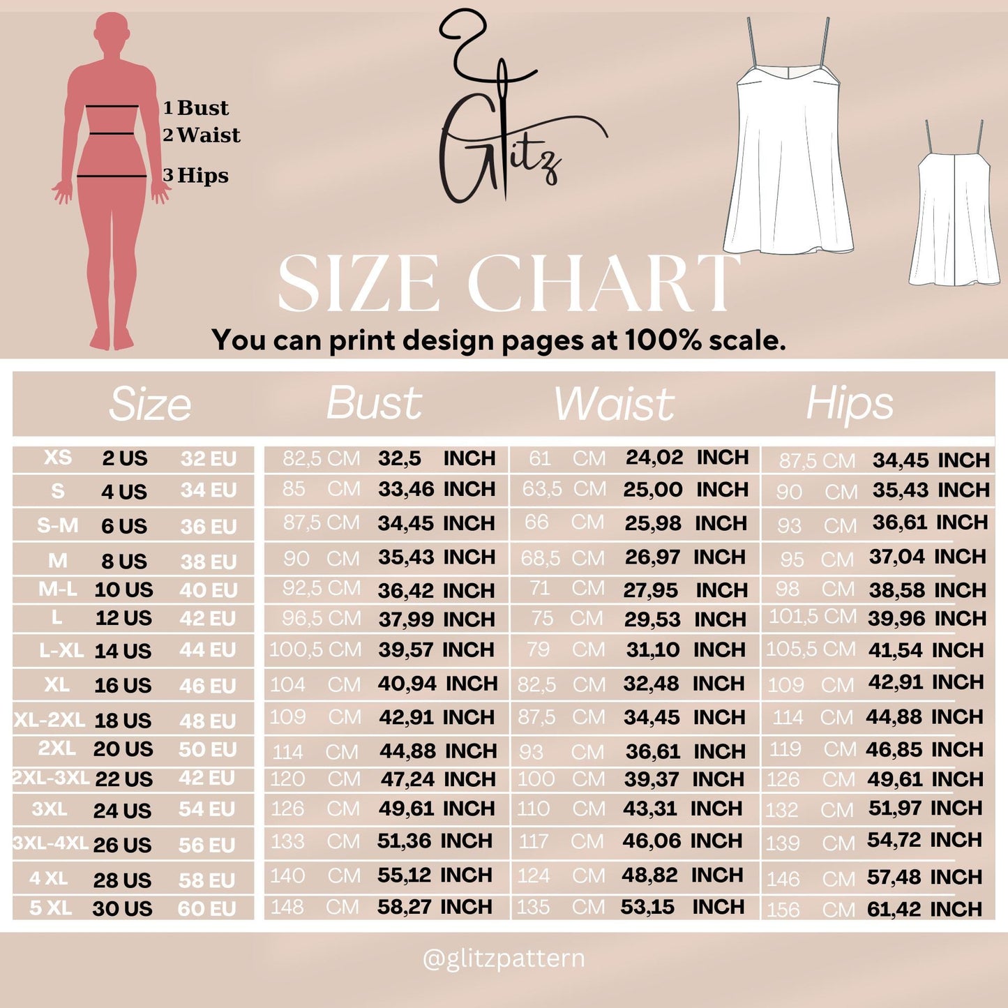 Ela Mini Basic Shift Dress Sewing Pattern PDF Digital Pattern Easy Sewing Pattern