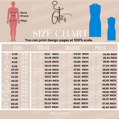 Classic Pencil Below Knees Skirt and Ruched Underbust Office Dress Digital Sewing Pattern PDF