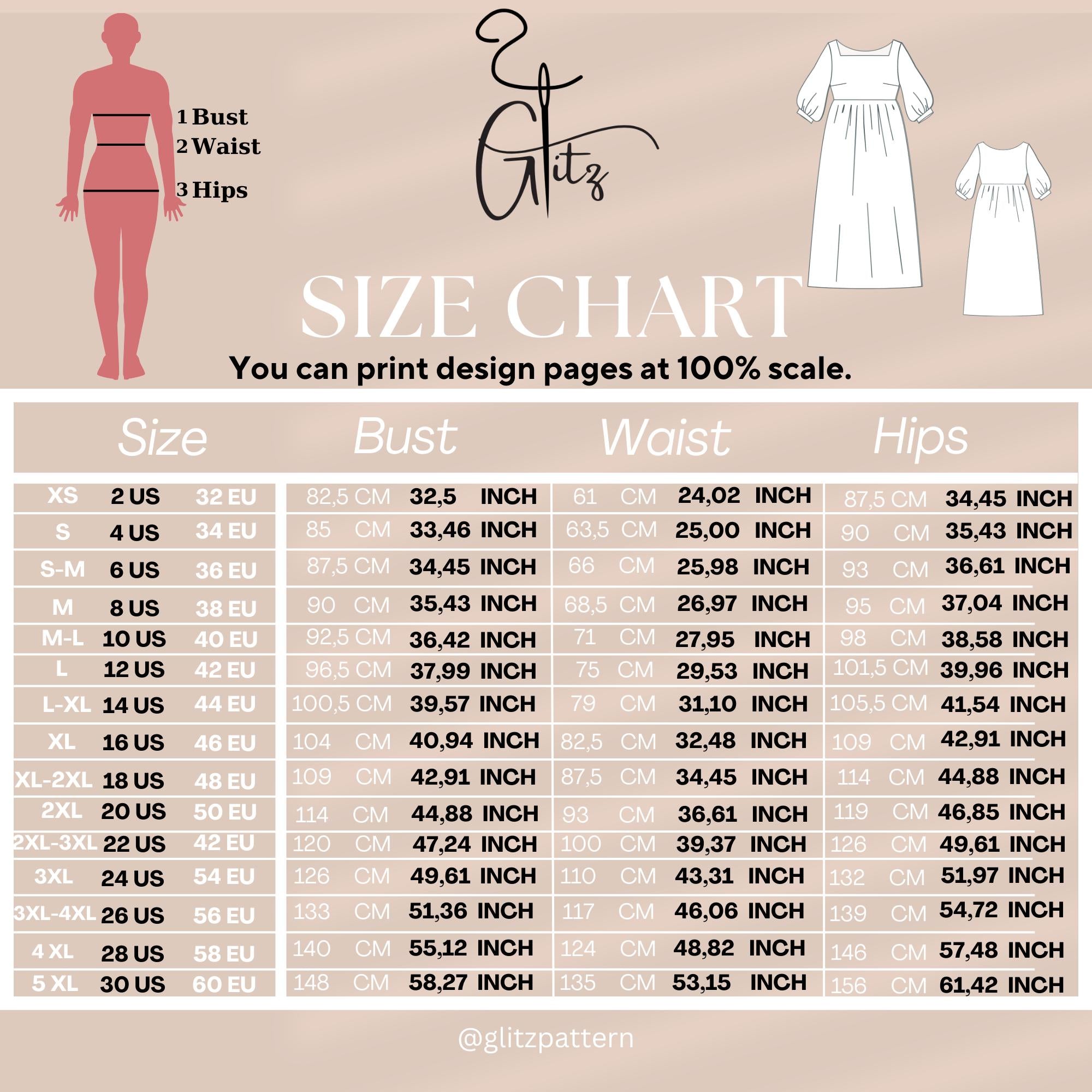 Midi Puff Sleeve Cottagecore Dress Sewing Pattern Victorian Boho Dress Sewing Pattern PDF Digital Pattern