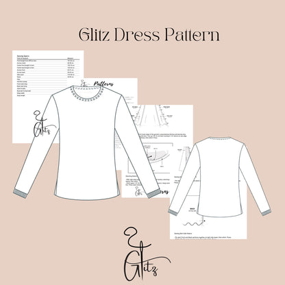 Men’s Long Sleeve T-Shirt Sewing Pattern | Classic Crew Neck Knit Top | Basic Menswear PDF Pattern | Casual Everyday Shirt