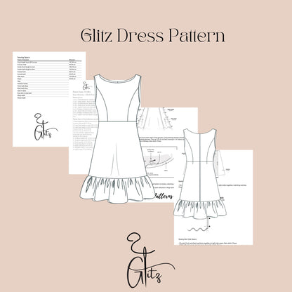 Mini Cocktail Dress Sewing Pattern Mini Summer Dress Evening Dress Ruffled Hem Dress Sleeveless A Line Mini Dress