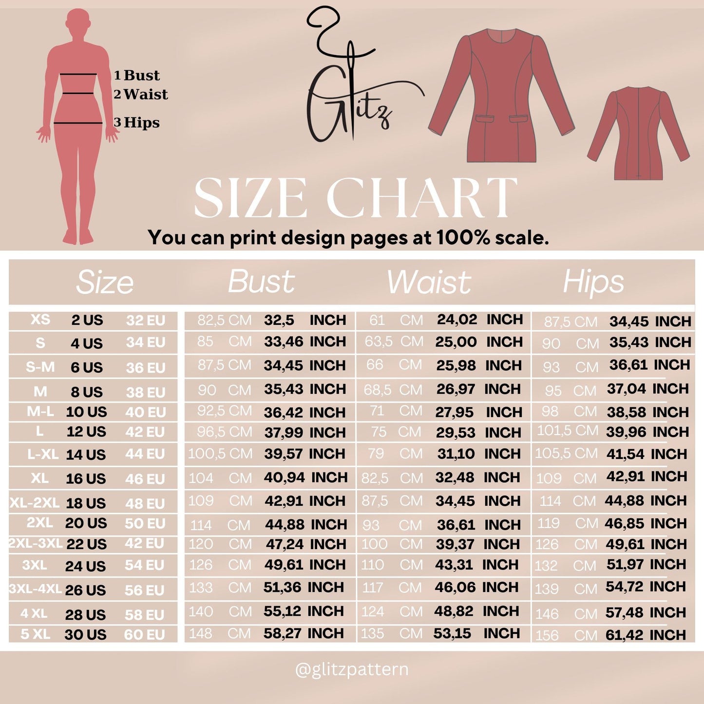 Long Sleeve Padded Micro Mini Pocket Dress Sewing Pattern PDF Digital Sewing Coctail Dress