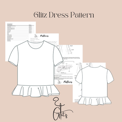 Coquette Style Girls Top Sewing Pattern Girls Summer Top Sewing Pattern Baby Girl Blouse Pattern Easy Sewing pattern