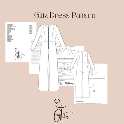 Wide Leg Jumpsuit Sewing Pattern Full Cover Pantsuit (PDF Pattern)