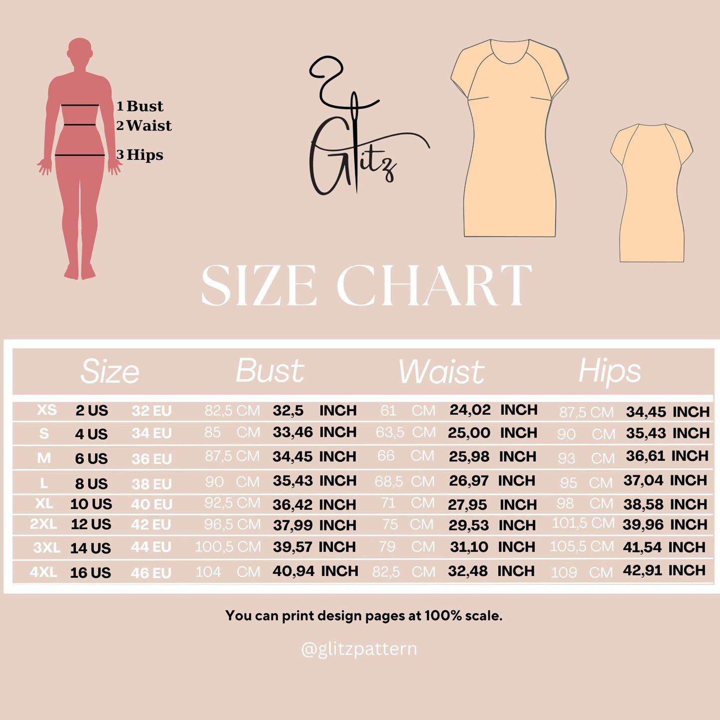 Raglan Dress Sewing Pattern Summer Dress T-Shirt Dress Pattern Easy Sewing Pattern