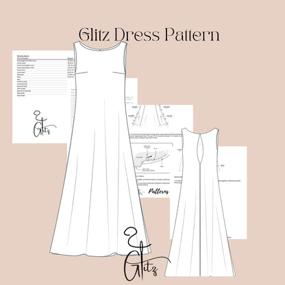Long Linen Dress Sewing Pattern Linen Summer Dress Tent Dress Pattern