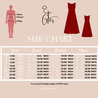 Prom Dress Sewing Pattern Evening Cocktail Circle Dress Pattern Ball Gown Bridal Gown