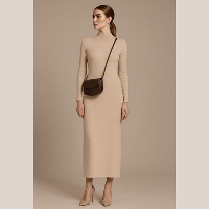 Basic Bodycon Dress Sewing Pattern Long Sleeve Casual Dress Pattern Easy Sewing Pattern