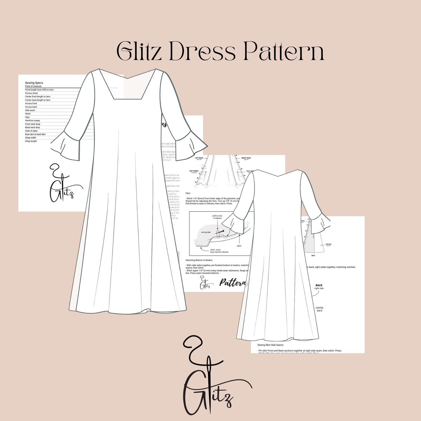Vintage Nightgown Victorian Nightgown Sewing Pattern Renaissance Chemise Dress