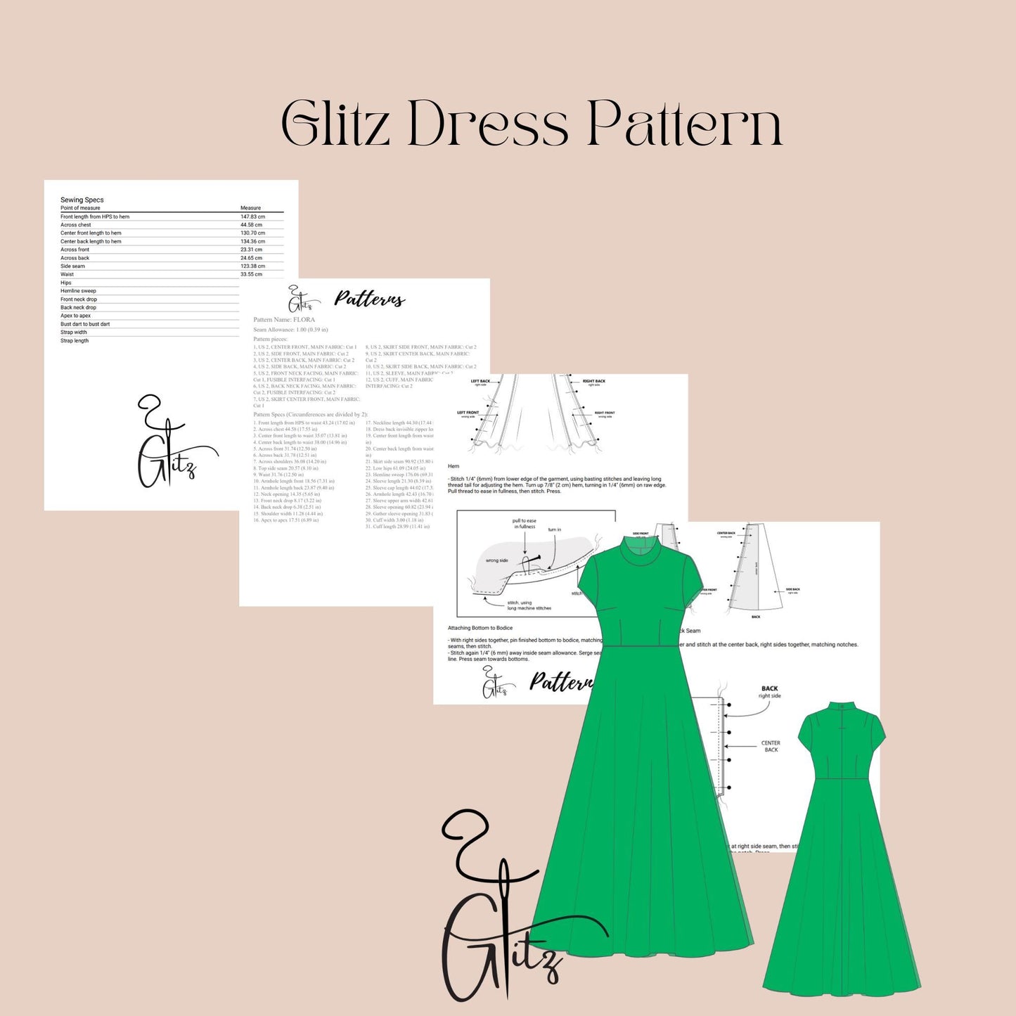 Boat Neck Short Sleeve Long Prom Dress Sewing Pattern Ball Gown Summer Wedding Dresses Bridesmaid Dress