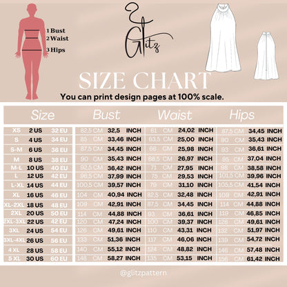 Talya Halter Neck Mini Dress Pattern, Bridal Gown Dress Pattern, Ball Gown Elegant Dress, PDF Digital Sewing Pattern