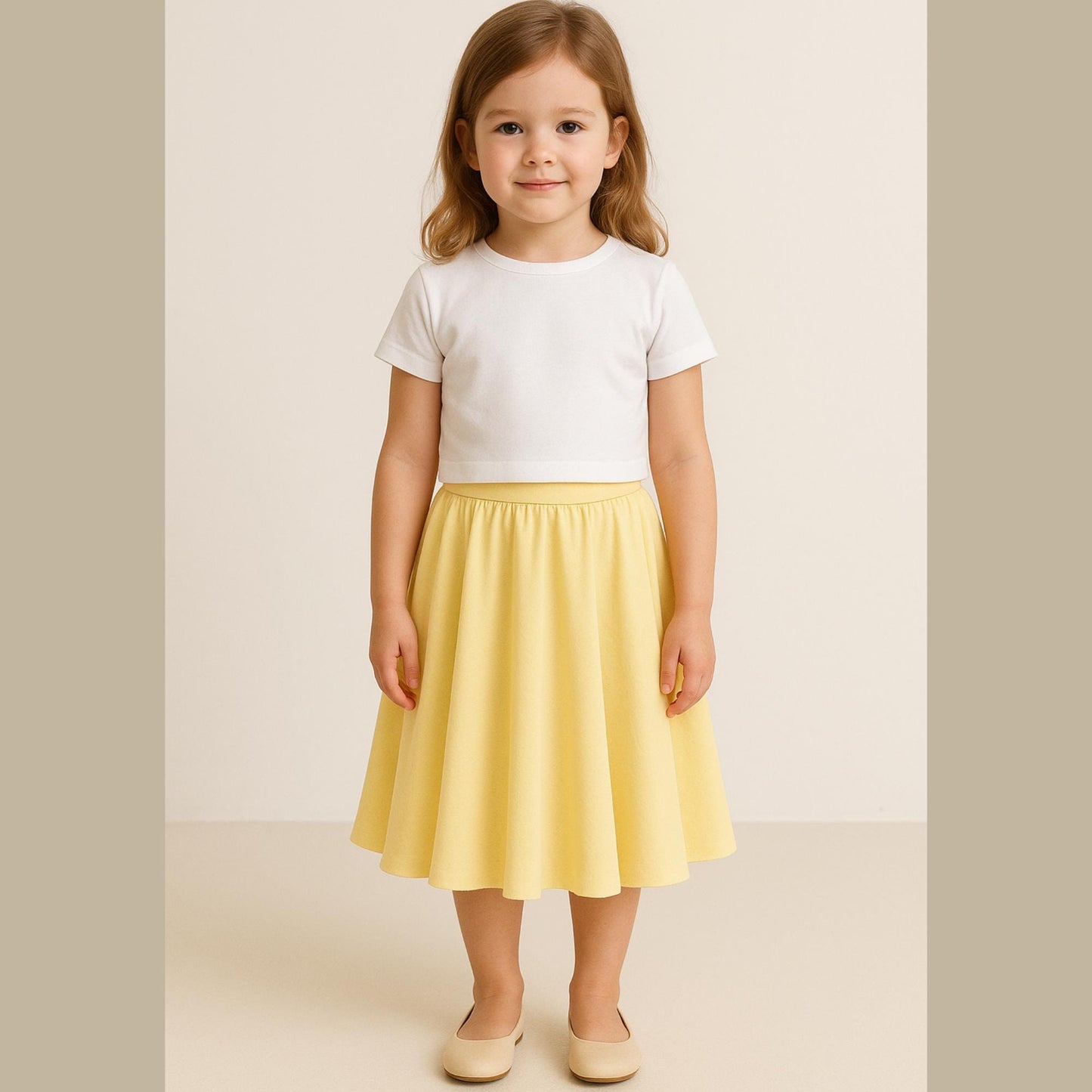 Girls Skirt Sewing Pattern Kids Summer Skirt Pattern Easy Sewing Pattern