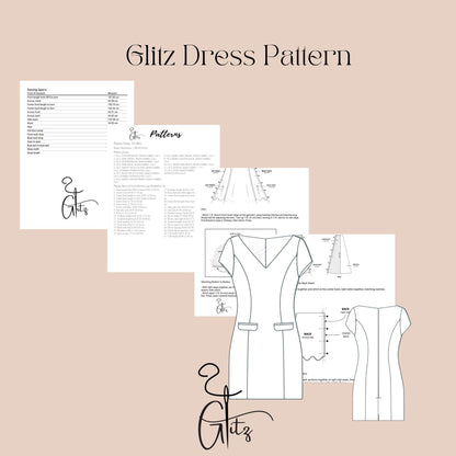 Sleeveless Dress Pattern, Easy Dress Pattern, Elegant Dress Pattern Classic Silhouette Pencil Dress Sewing, Simple Dress Pattern