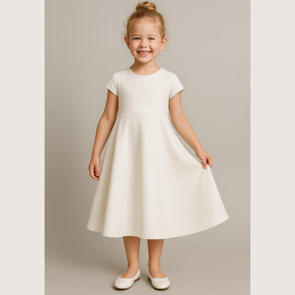 Birthday Girl Dress Sewing Pattern Midi Kids Dress Sewing Pattern