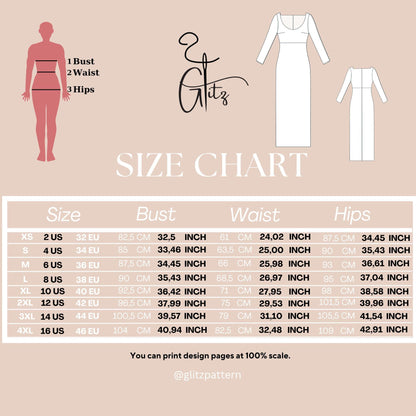 Long Sleeve Bodycon Dress Sewing Pattern Easy Sewing Pattern Wide Collar Strechy Dress Pattern