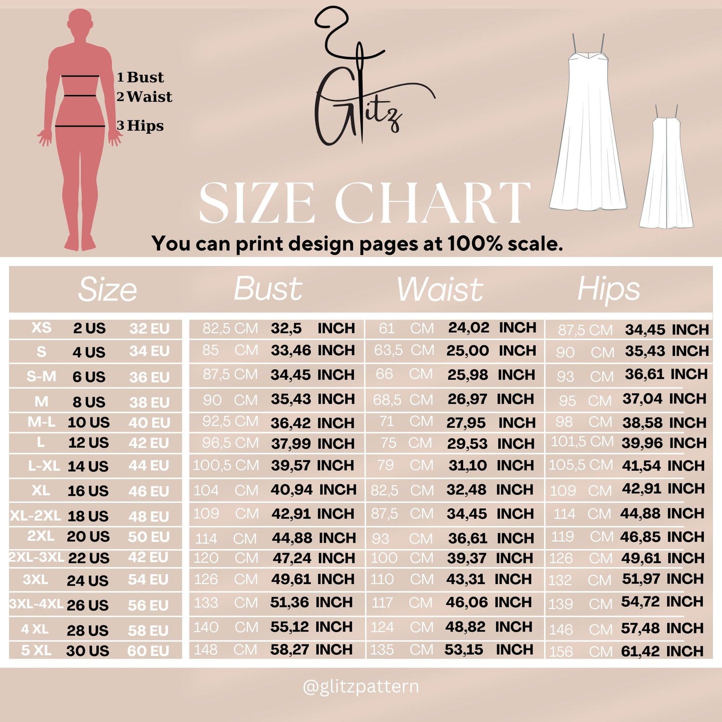 Helen Linen Maxi Dress Sewing Digital Pattern PDF Digital Sewing Pattern Easy Dress Pattern