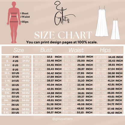 Helen Linen Maxi Dress Sewing Digital Pattern PDF Digital Sewing Pattern Easy Dress Pattern