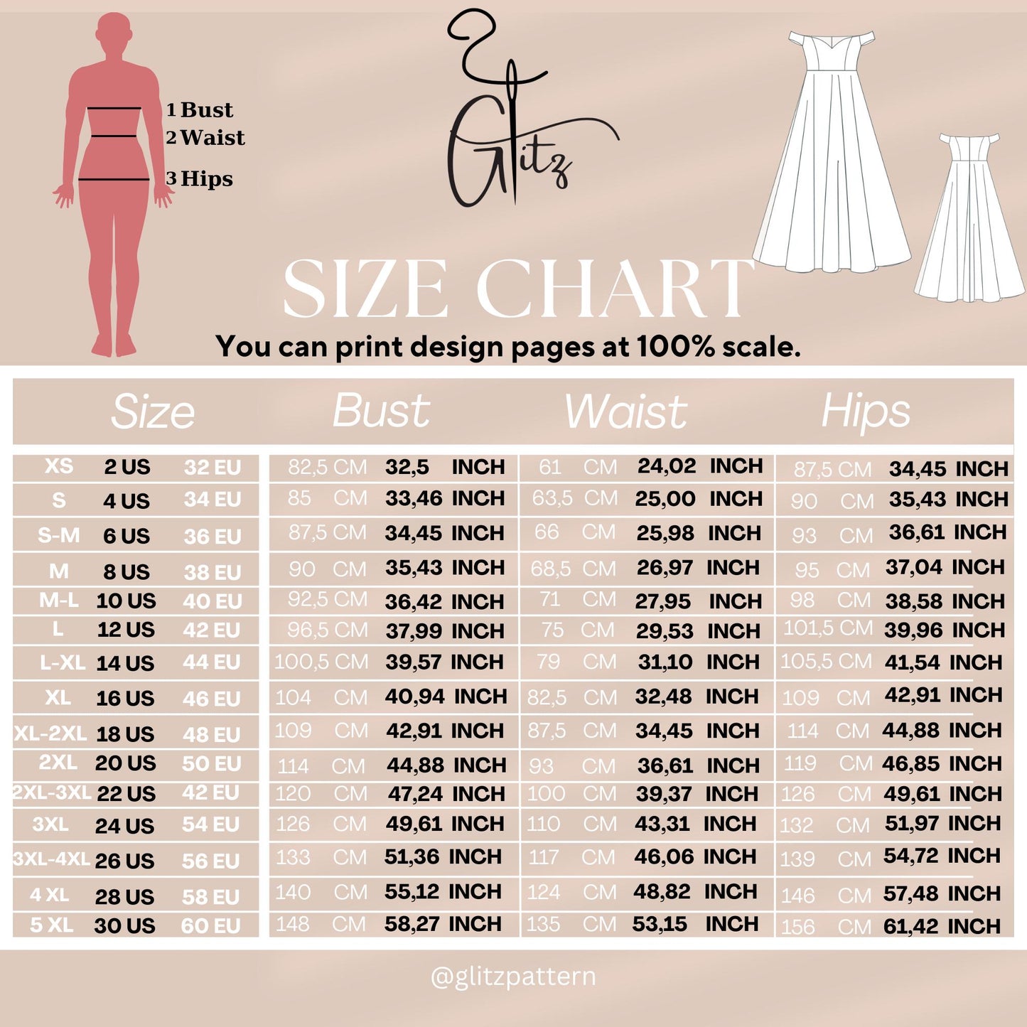 Aurora Off Shoulder Bridal Gown Sewing Pattern Bridesmaid Dress Evening Cocktail Dress Plus Size Pattern