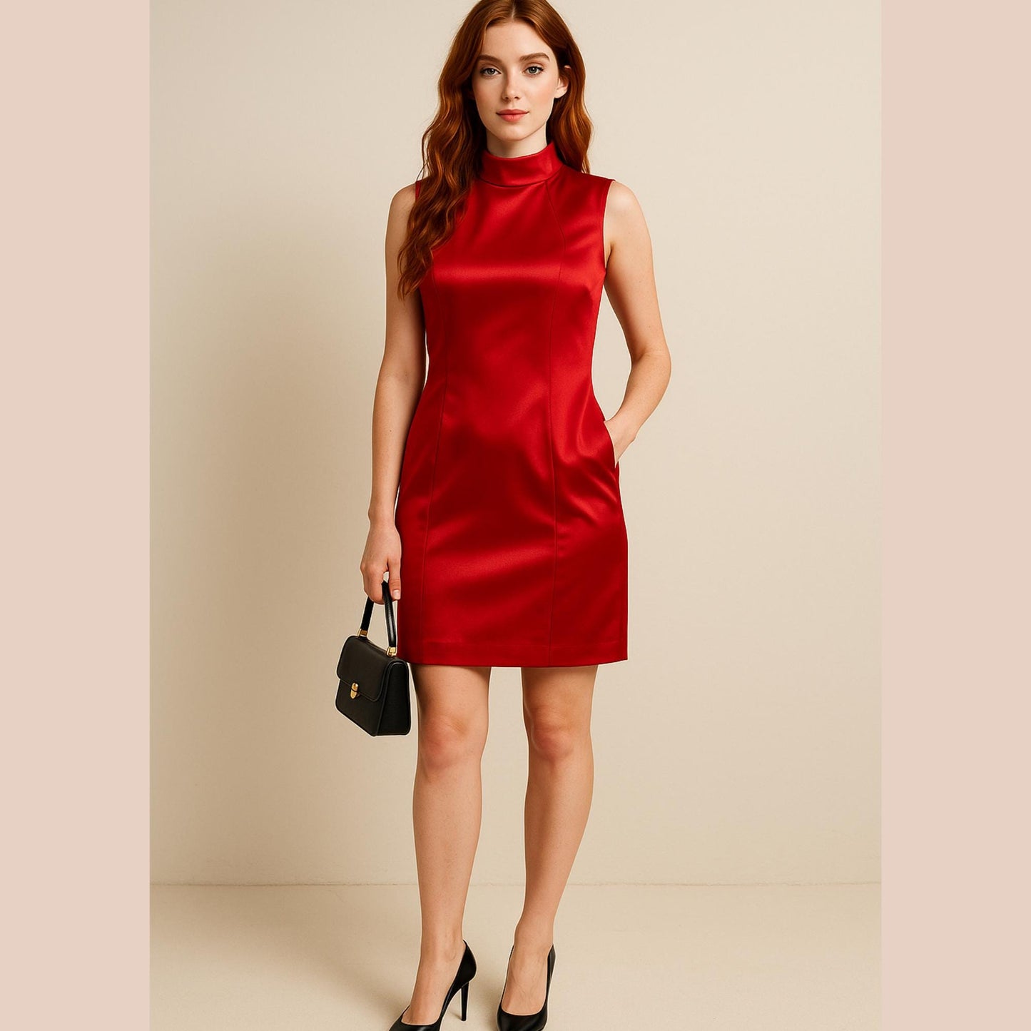 Women Office Dress Sewing Pattern Formal Event Dress Mini Dress Pattern