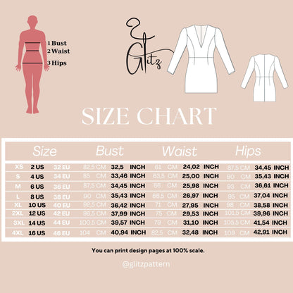 Long Sleeve V Neck Mini Wedding Dress Sewing Pattern Mini Cocktail Prom Dress Digital Sewing Pattern PDF