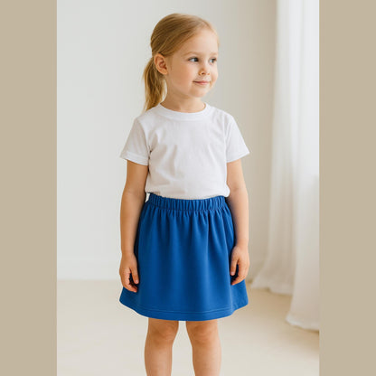Girls Mini Skirt Sewing Pattern Kids Gathered Skirt Sewing Pattern